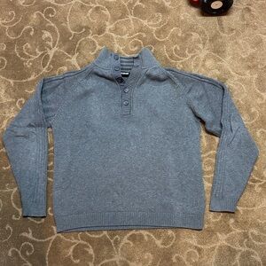 Claiborne Men's Heather Gray Crewneck Sweater